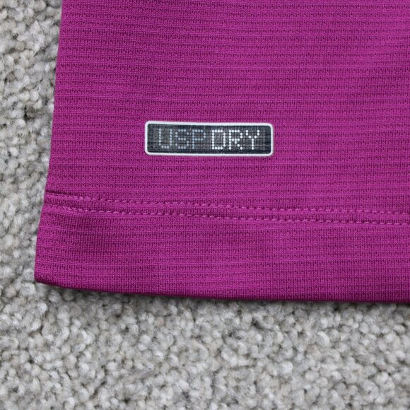 Puma Polo Shirt Mens Large Purple USP Dry Golf Polyester Short Sleeve Pullover - Picture 12 of 16